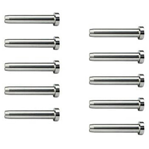 20Pcs Stainless Steel Stemball Swage Stud Dead Ends Threaded Stud  with Cable Tensioner for 1/8Inch Cable Railing Kit 2