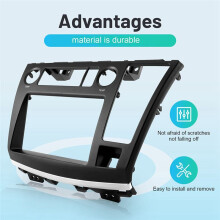 Doble Din Car Radio Frame Stereo DVD Dash Kit Trim Fascia Panel Adapter para Elgrand E51 2004-2007