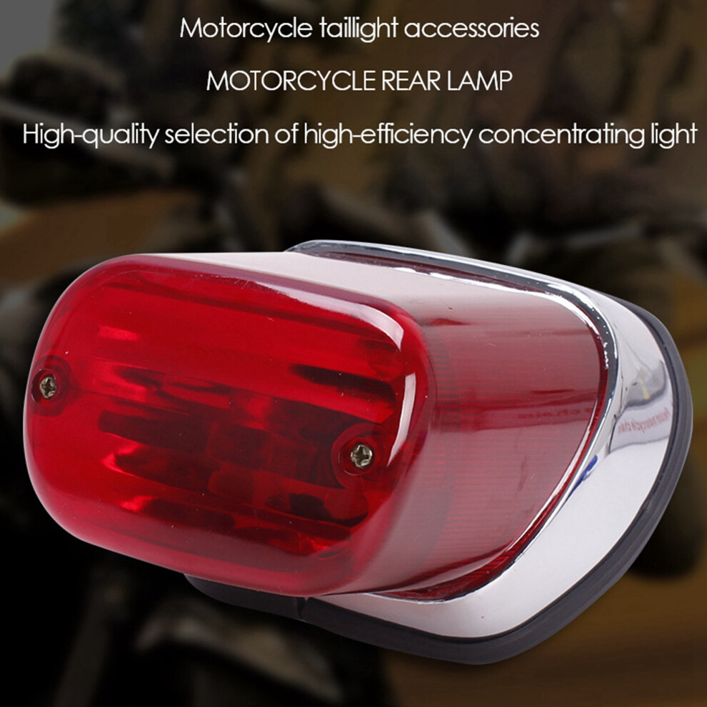 2X Motorcycle Tail Brake Abs Motorbike Rear Indicator Stop Lamp For Virago Xv250 Xv400 Light/Red 6032965871733