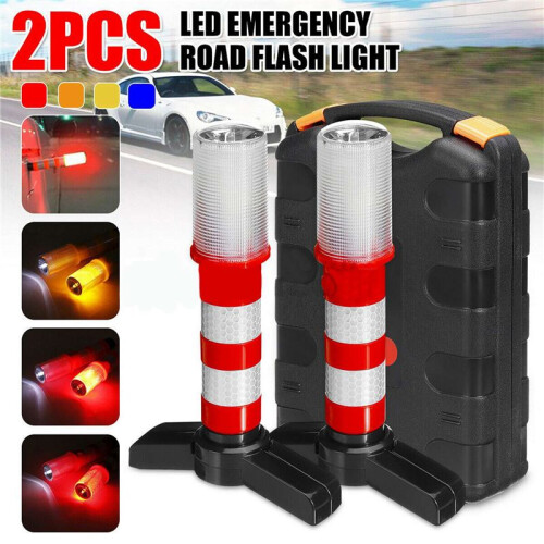 10Pcs LED Emergency Road Flash Flare Roadside Beacon Safety Strobe Warning 2