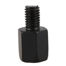 8 PCS Motorcycle MIRROR ADAPTORS CONVERTS CLOCKWISE 8MM to 10MM BLACK