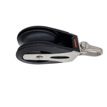 2X Rostfritt Stål Remskiva Nylon Segelbåt Glidlager Skivblock Marine Rope Runner Båttillbehör
