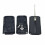 3X Replacement Flip Remote Car Key Shell with 2 Buttons for    Antos Truck Ignition Keychain Accessory 3