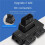 2X OBD2 One Divided Into Two Adaptor Wire 16 Pin 16 Core OBD Expansion Cable Connector Adapter Cable Universal 4