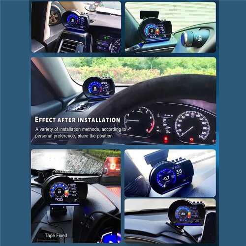 A500 GPS HUD - Display OBD Speedometer Universal 2