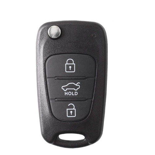 2X 3 Buttons Flip Folding Remote Key Shell Case for  I20 I30 I35 IX20 IX35