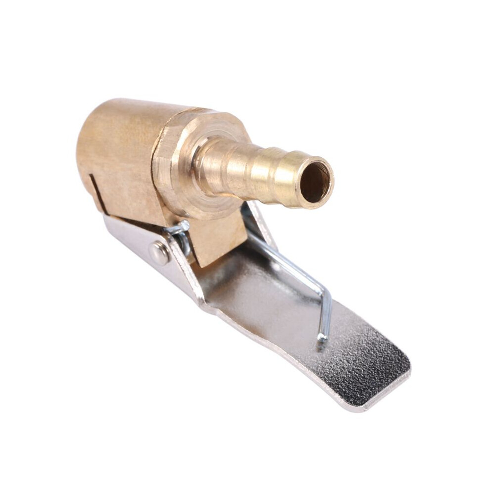 20Pc 6Mm Auto Air Pump Chuck Clip Car Truck Tyre Tire Inflator Valve Connector Car Open Brass Stem Tire Silver 6032785901658