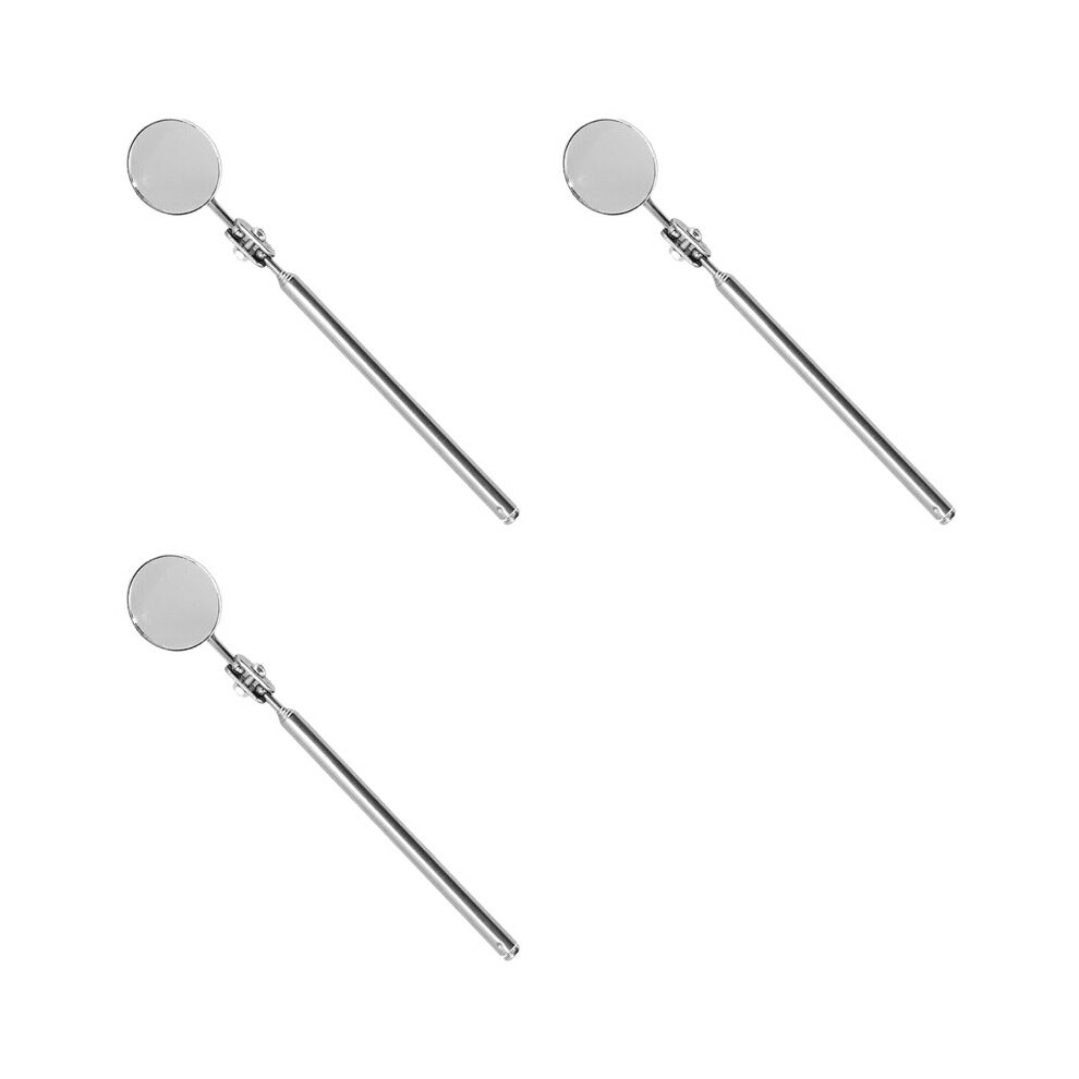 3X Universal Automotive Maintenance Inspection Mirror Folding Telescopic Reflector Welding Chassis Inspection Mirror 4713966980618
