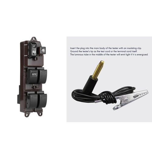Window Master  for   Camry Sienna 2003-2010 & 6V 12V 24V  Probe Light System Test Pen Detector 1