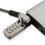 1 Pcs Laptop Notebook Cable Lock 4 Digit Password Lock & 1 Pcs 4 Digital Universal Lock USB Laptop Security Cable Lock 4