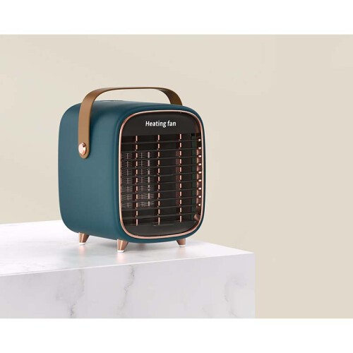 Elektro-Heizlüfter im Retro-Design DarkGreen 1