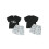 (18-24 Months, Black) Σετ σορτς για 2 τεμαχίων 2