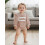 (6-12 Months, Brown) Μωρό κορίτσι ριγέ μακριά μανίκια 7
