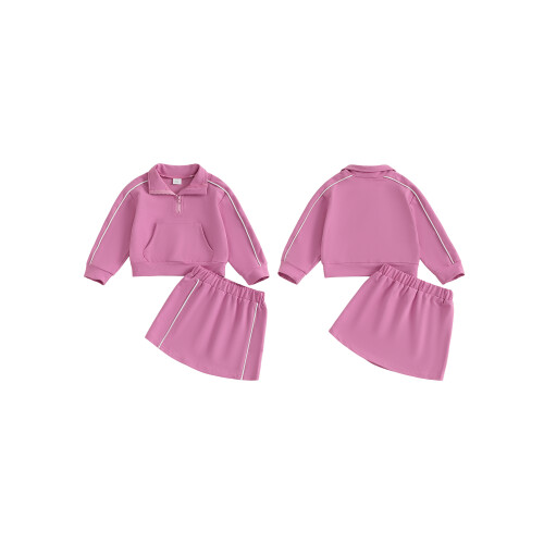 (4-5 Years, Pink) Φθινοπωρινή φόρμα νηπίου, Α γραμμή. 1