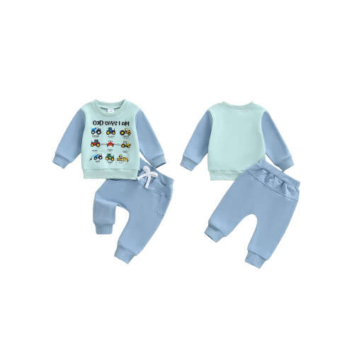 (3-4 Years, Blue) Completo autunnale per 2 pezzi. 1