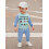 (2-3 Years, Blue) Completo autunnale per 2 pezzi. 4