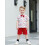 (18-24 Months, Red) 2 τεμάχια χριστουγεννιάτικα σετ σορτς 3