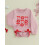 (80, Red) Bluzy dziecięce z na walentynki 3