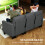 Homcom HOMCOM Fold-Out Convertible Sofa Bed with Removable Covers, Charcoal Grey 3