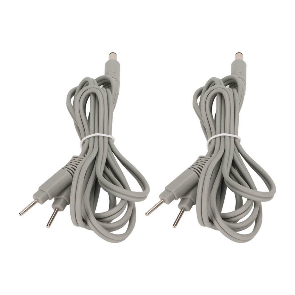 2pcs 4.9ft Tinsel Electrode Wires for TENS & Therapeutic Machines