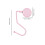 (Pink, 2pcs/set) 2pcs Adhesive Hooks for Handbags, Holiday Gift 2