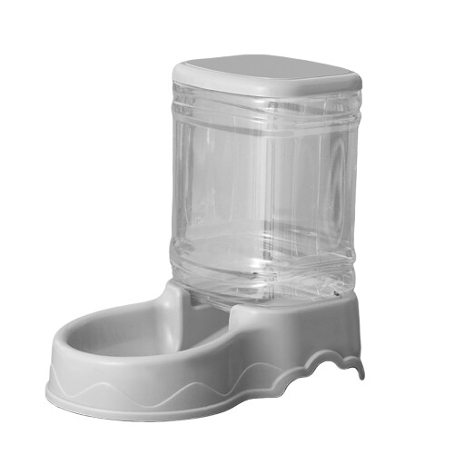 (Gray) 3.8L Auto Cat & Dog Feeder for Pets 1