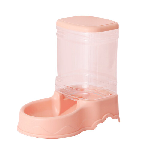 (Pink) 3.8L Auto Cat & Dog Feeder for Pets 1