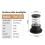 Round ABS Lawn Light with Glass Cover - 50 Char 6