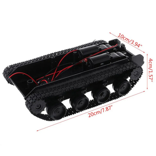 DIY Shock Absorption Tank Chassis for Makers 1