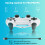 Wireless Controller for PS-4, Dual Vibration Game Joystick/Motion Sensing/Touchpad/Speaker/3.5mm Audio Jack Headphone, for PS4/Slim/Pro Console/PC 6