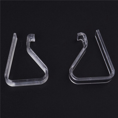 8 Pezzi Partito Trasparente Plastica 20mm-35mm Tavolo Clip 2
