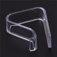 8 Pcs Domicile Parti Plastique Transparent 20mm-35mm Bureau Nappe de Table Clips