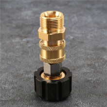 8X Jeu D'Adaptateurs pour Nettoyeurs Haute Pression M22 à Kit de Connexion Rapide 1/4 Pouce, M22 14mm à Kit de Connexion Rapide 1/4 Pouce