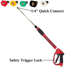 High-Pressure Water Gun for Car Washing, Quick Insertion, Portable Cleaning Machine for Efficient Vehicle Maintenance