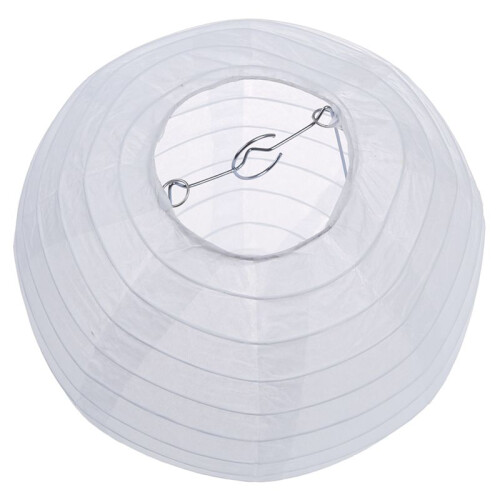 5X White Chinese/Japanese Paper Lantern/Lamp 8 inch Diameter 1