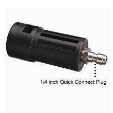 2X Adaptateur de Nettoyeur Haute Pression Compatible, de Rechange pour Accessoire de Laveuse , Raccord Rapide 1/4 Pouce