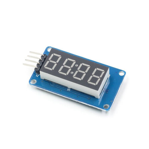 2X Módulo de Exibição LED de 4 Bits TM1637 para , Tubo de Relógio de Ânodo Vermelho de 7 Segmentos de 0,36 Polegadas e Placa de Driver Serial 1