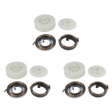 3X Electric Chainsaw Easy Pulley with 2 Springs Fit Chainsaw for 4500 5200 5800 45Cc 58Cc Chainsaw Spare Parts