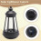 4X Solar Lantern Outdoor Waterproof Large Lighthouse Lantern Led Light Source Garden Decorative Lights 5