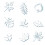 Bird Repellent Window Decals - Leaf Shape 10