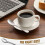 12 Peças de Colher de Café Expresso,  Colher de Café de Aço Inoxidável de 4,7 Polegadas, Colher de Sobremesa 3