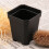 400PCS Plant Disposable Flower Pot Small Black Square Cutting Seedling Plastic Square Pot 5