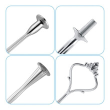 12 Set Tray Hardware for Cake Stand 3 Tier Cake Stand Fitting Hardware Holder for Wedding and Party Serving Tray(Silver)