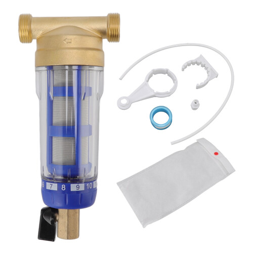 Helhus-spin-down sedimentvannfilter, 40–60 μm,