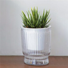 Self Watering Plant Pots, 4 Inch Small Plant Pots, Self Watering Planter with Deep Reservoir, Flower Pots 8 Pack