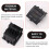 2X Car Dashboard Emergency  Button Assembly Double Flash Button Warning Llight Button for  Vios Yaris 8