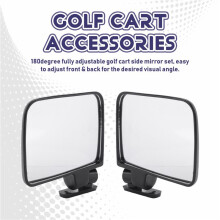 New Cart Side Mirrors for Club Car EZ-GO and Others Cart Accessories