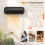 Homcom HOMCOM Ceramic Electric Heater 2000W with Fan, Wall Mounted, Black 4