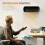 Homcom HOMCOM Ceramic Electric Heater 2000W with Fan, Wall Mounted, Black 7