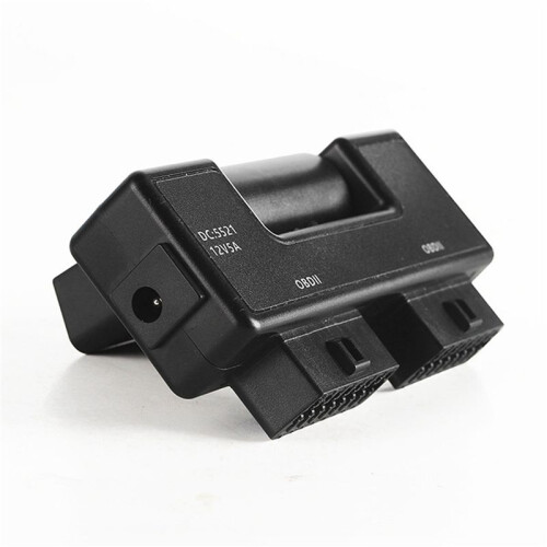 2X OBD2 One Divided Into Two Adaptor Wire 16 Pin 16 Core OBD Expansion Cable Connector Adapter Cable Universal Dc5521 2
